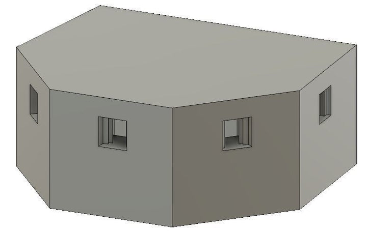 PJD108 Model Railway WW2 Type 24 Pill Box